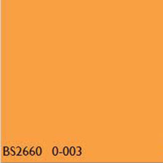 British Standard BS2660 0-003 GOLDEN YELLOW