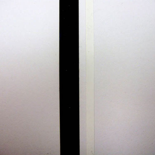 Pinstripe Vinyl 7.5Mm Black / White Pinstripe 10 Mtr