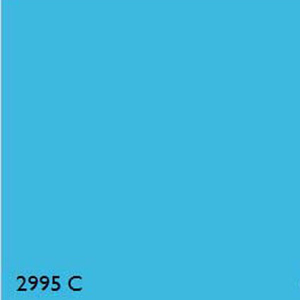 pantone fluorescent 2995c light blue range